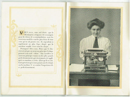 Typewriter / Machine à écrire "Demoiselle REMINGTON Expliquant Un Nouveau Modèle" - Brochure 22 Pages Bon état - Andere