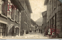 RARE SEE CORNER BARRAUX LA GRANDE RUE HOTEL MOLLIER - Barraux