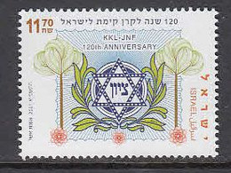 2021 Israel KKL Complete Set Of 1 MNH @ BELOW FACE VALUE - Nuovi
