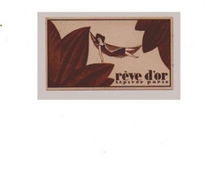 Carte Parfumée Ancienne REVE D'OR PIVER   Année 1937 - Anciennes (jusque 1960)