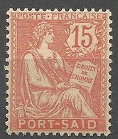 PORT-SAID  N°  26a NEUF**  LUXE SANS CHARNIERE Tres Bon Centrage MNH / - Unused Stamps