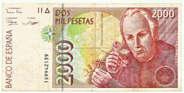 ESPAÑA - 2000 Pesetas - 24.04.1992 ( 1996 ) - Pick 164 - Serie 1S - Jose Celestino Mutis - 2.000 - [ 4] 1975-… : Juan Carlos I