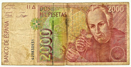 ESPAÑA - 2000 Pesetas - 24.04.1992 ( 1996 ) - Pick 164 - Serie 4J - Jose Celestino Mutis - 2.000 - [ 4] 1975-…: Juan Carlos I.