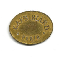 JETON // PARIS (75) // CAFE BIARD // 15 Centimes - Monétaires / De Nécessité