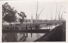 CARTE PHOTO - Egypte - Ismailia - Lieu De Passage (voir Scan Recto-verso) - Ismaïlia