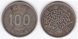 Japan 100 Yen Year 34 – 1959, Showa , En Argent, Y# 78 - Japan