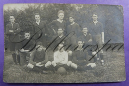 Souvenir De Match De Football Voetbal Ploeg  Bruxelles-Malonne 5 Juin 1921 Carte Photo RPPC - Soccer