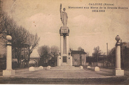 CALUIRE Monument Aux Morts De La Grande Guerre 1914 1918 CPA - Caluire Et Cuire