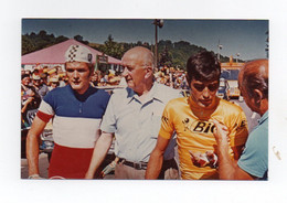CYCLISME   TOUR DE FRANCE LUIS OCANA BERNARD THEVENET CIRCUIT DE L'AULNE 1973  PHOTO 9 X 13 - Cycling