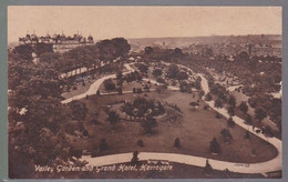 Cpa :    Postcard   Valley Garden  Grand Hôtel  Harrogate   Carte Avec Annotation - Harrogate