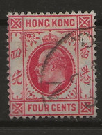 Hong Kong, 1907, SG  93, Used - Oblitérés