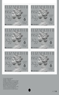 Qc. QUEEN ELIZABETH II PLATINUM JUBILEE = FRONT Page Of 6 From Booklet MNH Canada 2022 - Unused Stamps