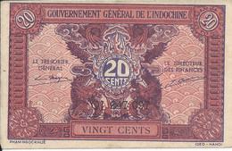 INDOCHINE  -  20 Cents Nd(1942)  -- UNC --.   Indochina - Indocina