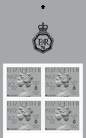 Qc. QUEEN ELIZABETH II PLATINUM JUBILEE = Page Of 4 From Booklet MNH Canada 2022 - Nuovi