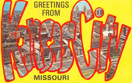 PIE-22-T.G-B : 948 :  KANSAS-CITY UNION STATION AND SKYLINE - Kansas City – Kansas