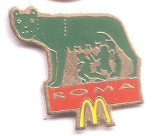 B72 Pin's Loup Roma Mac Do Mac Donald's Wolf  Louve Achat Immédiat - McDonald's