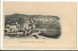 CPA, Précurseur ,D. 07 ,Saint Martin De Valamas , Vue Générale ,Ed. C. Courtiel ,Dos Simple ,1900 - Saint Martin De Valamas