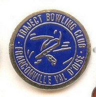 C42 Pin's Traject Bowling Club De Franconville Val D'Oise Achat Immédiat - Bowling