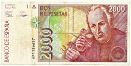 ESPAÑA - 2000 Pesetas - 24.04.1992 ( 1996 ) - Pick 164 - Serie 6P - Jose Celestino Mutis - 2.000 - [ 4] 1975-…: Juan Carlos I.