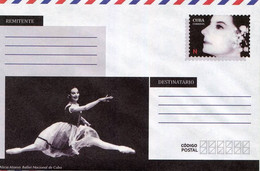Lote PEP1380, Cuba, Entero Postal, Stationery, Cover, N, Alicia Alonso, Ballet, Woman - Maximum Cards