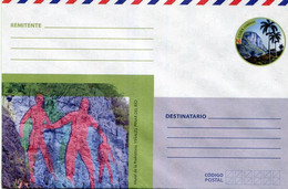 Lote PEP1382, Cuba, Entero Postal, Stationery, Cover, N, Mural Of Prehistory, Stone, Mountain - Maximumkarten