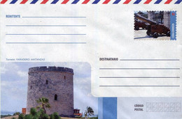 Lote PEP1384, Cuba, Entero Postal, Stationery, Cover, N, Artillery Cannon, Tower - Maximumkaarten