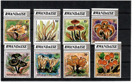 Rwanda 1980 . Mushrooms . 8v. Michel # 1051-58 - Ungebraucht