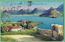 Frankrijk - 1926 - LAC D'ANNECY - Talloires Et Chappelle Du Toron - Doussard