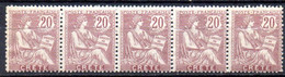 Crete: Yvert N° 8**; MNH; Bande De 5 - Ongebruikt