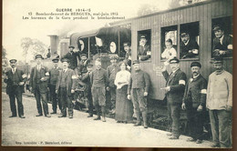 Bombardement De Bergues Les Bureaux De La Gare Penant Le Bombardement Mai Juin 1915 - Bergues
