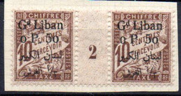 Grand Liban: Yvert N° Taxe 6; Millésime 2; Sur Support - Postage Due