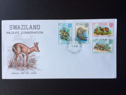 SWAZILAND 1980 FDC WILDLIFE CONSERVATION - Swaziland (1968-...)