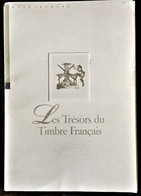 Les Trésors Du Timbre Français : Brochure Avec 10 Documents Philatéliques (voir Photos Et Description) - Documenti Della Posta
