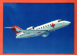 VAW-01 Rega Ambulanzflugzeug Avion Ambulance Challenger CL 604  NG, GF - Enge