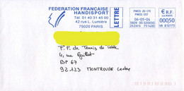 France 2004, Fédération Française Handisport / Sports For The Disabled Association / Blue Meter / EMA - Sport Voor Mindervaliden