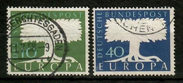 BRD  1957  Mi.Nr. 268 / 269 , EUROPA CEPT Baum - Gestempelt / Fine Used / (o) - 1957