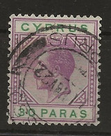 Cyprus, 1921, SG  87, Used (Wmk Mult Script Crown CA) - Chypre (...-1960)