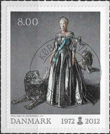 DENMARK - 40th ANNIVERSARY OF THE REIGN OF QUEEN MARGRETHE II (SELF-ADHESIVE) 2012 - CANCELLED - Andere & Zonder Classificatie