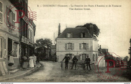OISEMONT (Somme) - La Fourche Des Rues D'AMIENS Et De Fontaine  VELO BICI - Oisemont