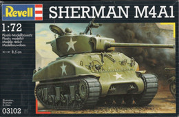 Revell 03102 Sherman M4A1 (76mm) 1/72e - Militaire Voertuigen