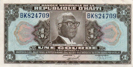 HAITI 1 GOURDE 1967   P-200a3  XF+++ (SEGNATURA RARA) - Haïti