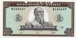 HAITI 1 GOURDE 1989   P-253a1  UNC - Haiti
