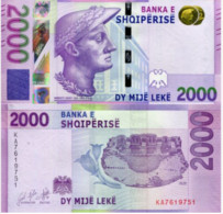 Albania 2000 Leke New Banknote 2020 UNC - Albanie