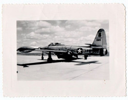 AVIATION. PHOTO. CHASSEUR-BOMBARDIER LE REPUBLIC F84 THUNDERJET. - Aviazione