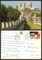 UK York Minster From City Walls Nice Stamp  #10351 - York