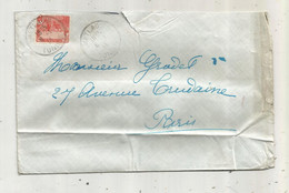 Lettre , TUNISIE , 1914 , METLAOUI , 2 Scans - Storia Postale