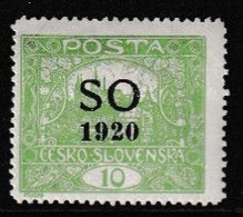 Eastern Silesia S.O. 1920 Sc 24 Mint Hinged - Ungebraucht