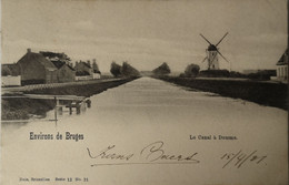 Environs De Bruges // Le Canal A Damme 1901 - Brugge