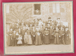 Grande PHOTO 22,5 X 16,5 Cm Années 1900.. MARIAGE, MARIEE.. Photographe CHEMIN à GORRON ( Mayenne 53) - Personas Anónimos