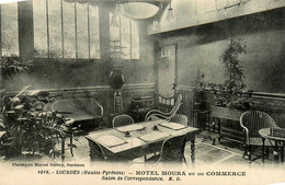 Lourdes * Hôtel MOURA Et Du Commerce * Le Salon De Correspondance - Lourdes